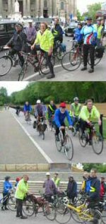Montage of pictures from the rides, with thanks to CTC London
